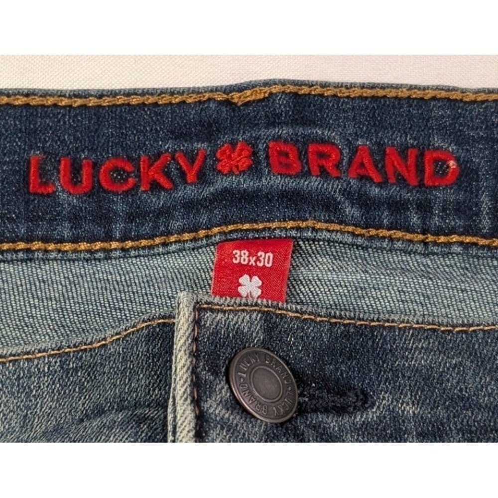 Lucky Brand 363 Vintage Straight Mens Jeans 38x30 Blue CoolMax NWT - Picture 4 of 15